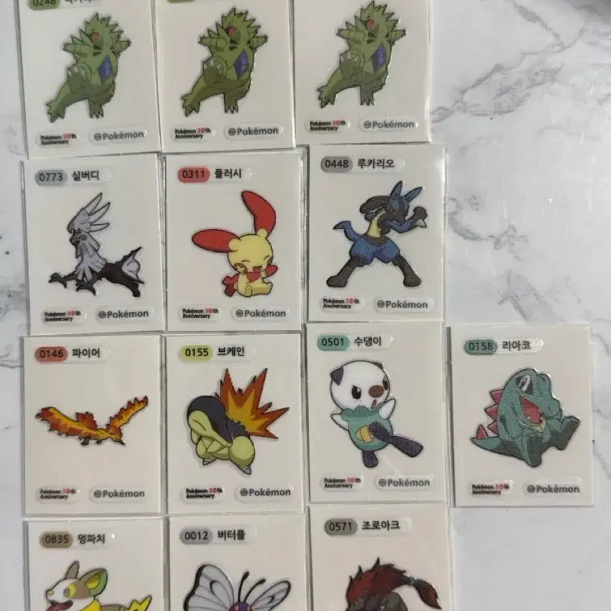 [BUNJANG] Pokemon Tteukbokki Seals Season 5 / 포켓몬 띠부씰 시즌5 판매합니다