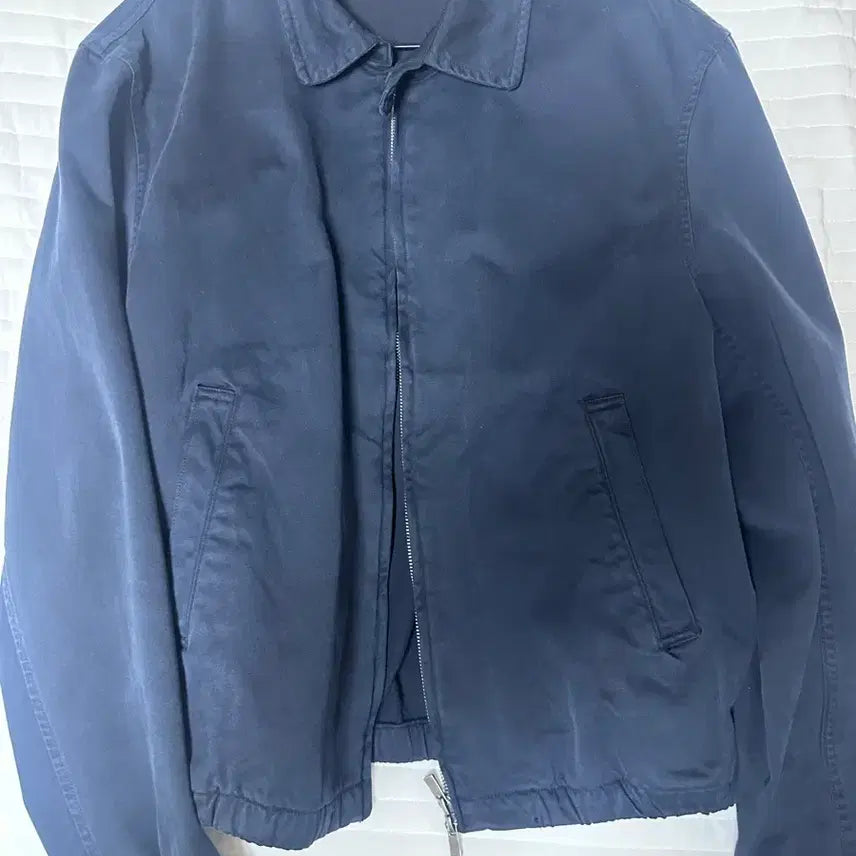 [BUNJANG] Zara Washed Cotton Regular Fit Jacket Navy M / 자라 레귤러 핏 워싱 코튼 재킷 네이비 m사이즈 팝니다
