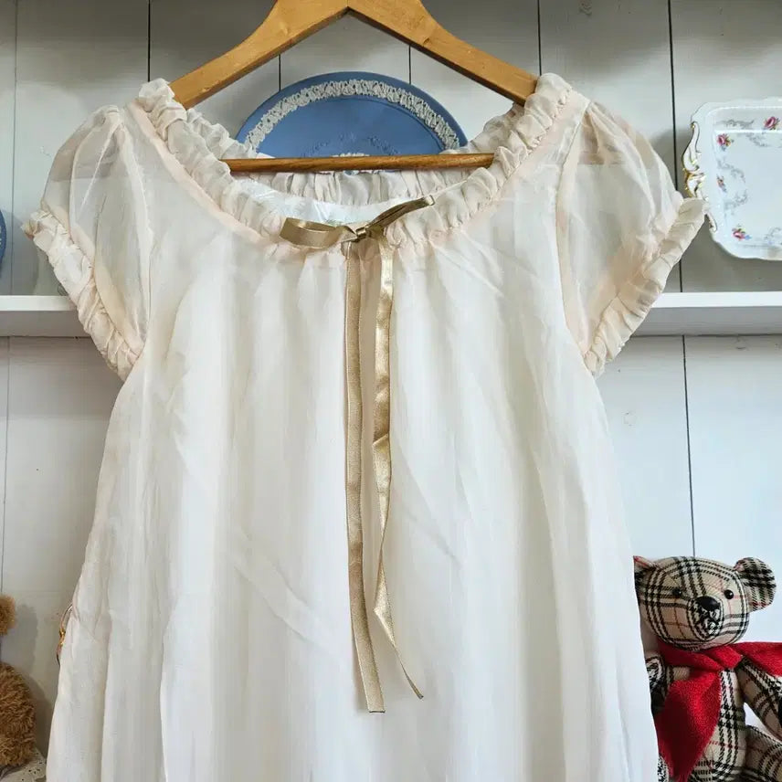 [BUNJANG] Auntie Rosa Chiffon Layered Dress / 쉬폰 레이어드 원피스