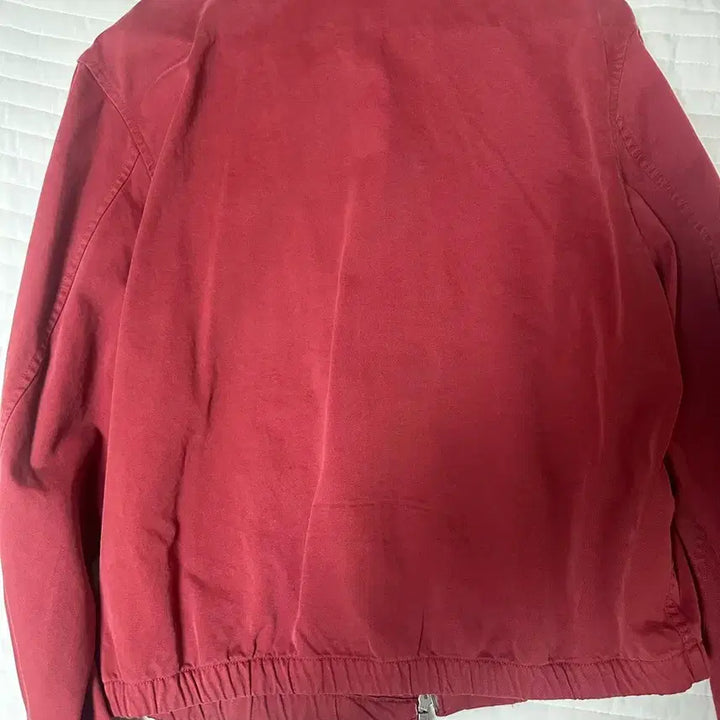 [BUNJANG] Zara Washed Cotton Regular Fit Jacket Red (M) / 자라 레귤러 핏 워싱 코튼 재킷 레드 m사이즈 팝니다