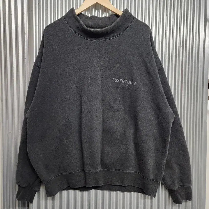 [BUNJANG] Fear of God Essentials Mock Neck Sweatshirt / (M) 피어오브갓 에센셜 모크넥 맨투맨 4.9