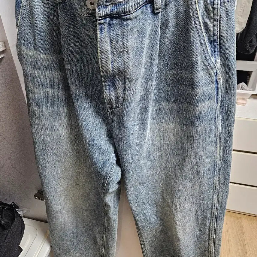 [BUNJANG] Roughside 25FW Drape Denim Light Blue / 러프사이드 25fw 드레이프데님 라이트블루