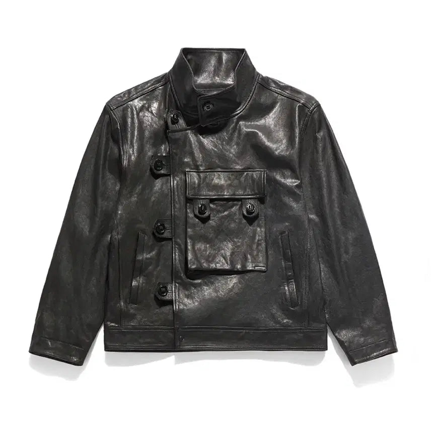 [BUNJANG] Eastlogue Motorcycle Leather Jacket (Size M) / 이스트로그 모터사이클 레더 m사이즈