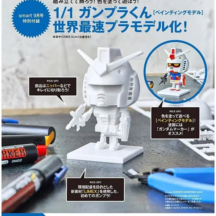 [BUNJANG] Gunpla-kun Painting Model Gundam / 건프라군 페인팅모델 건담
