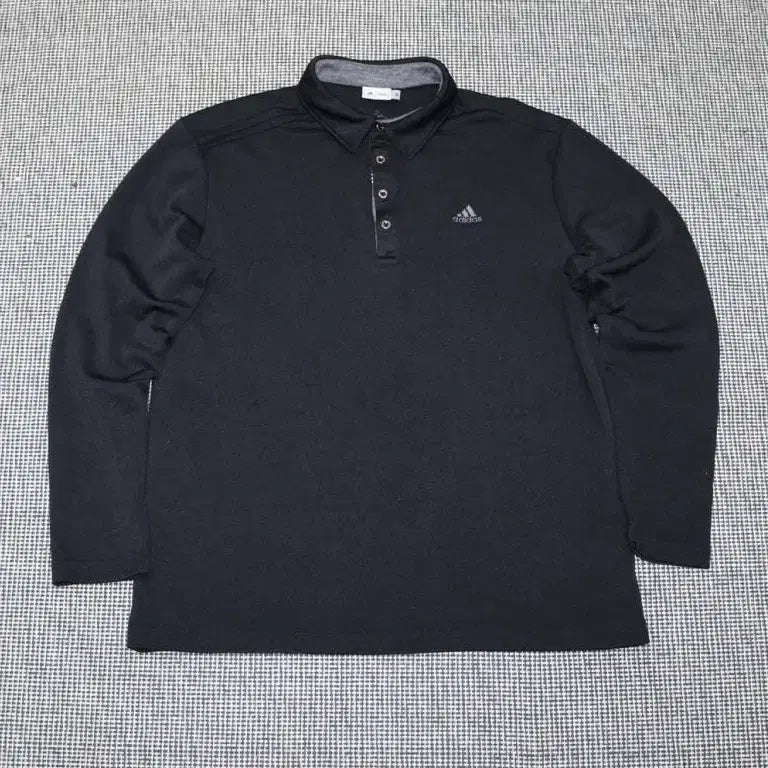[BUNJANG] Adidas Long Sleeve Polo Shirt Size 105 / 아디다스 긴팔 카라티 105