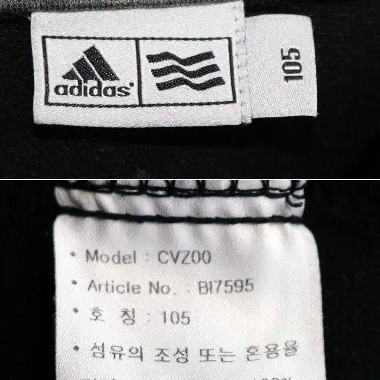 [BUNJANG] Adidas Long Sleeve Polo Shirt Size 105 / 아디다스 긴팔 카라티 105
