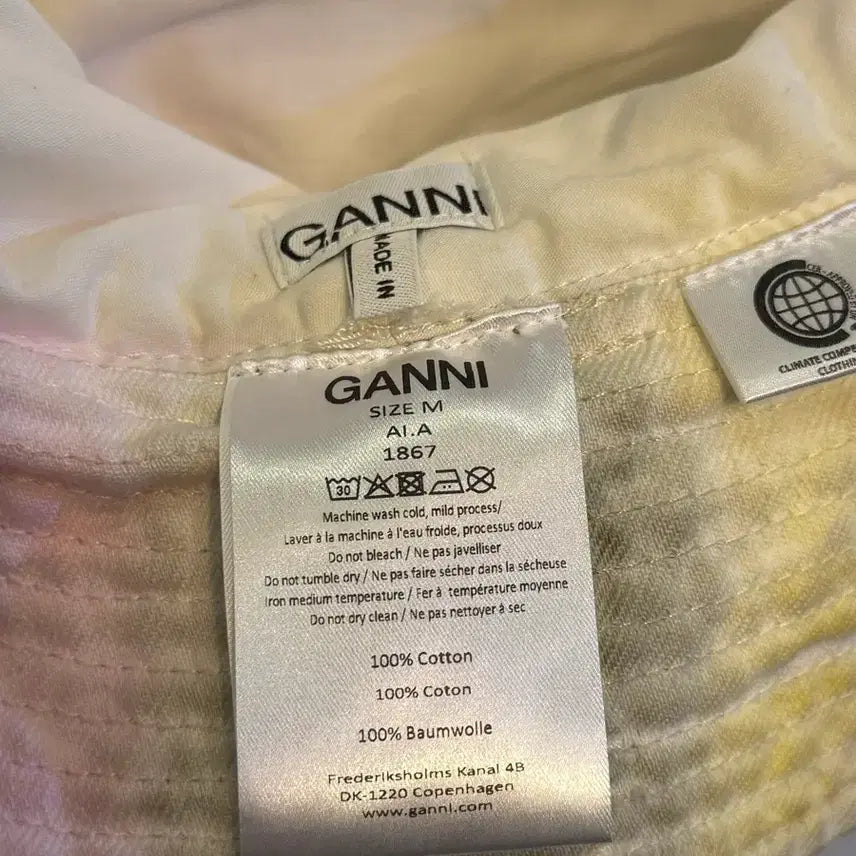 [BUNJANG] GANNI Tie-Dye Cotton Bucket Hat (M) / 가니 타이다이 코튼 버킷햇 (M)
