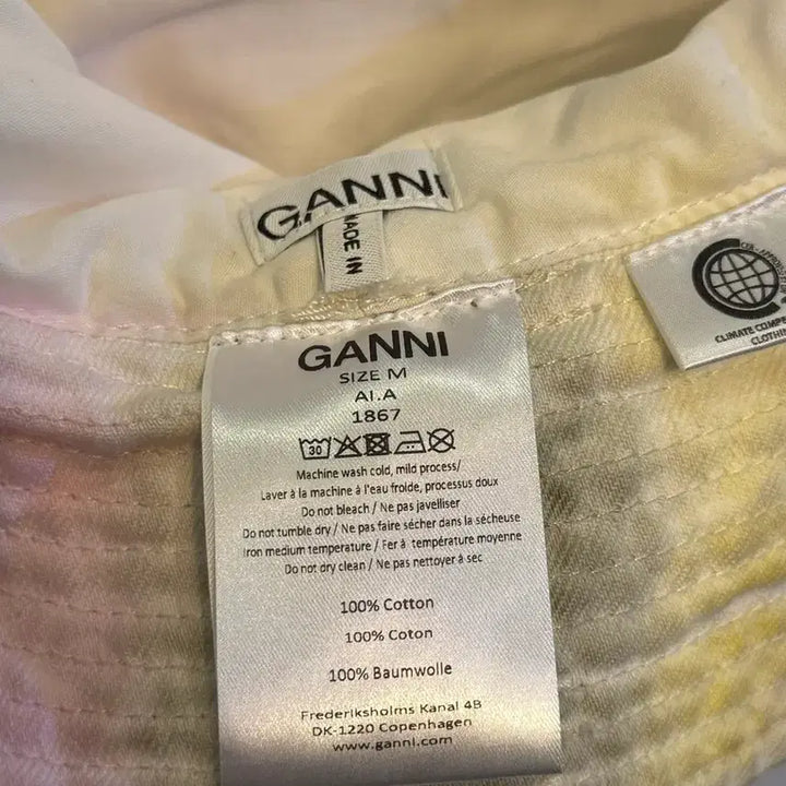 [BUNJANG] GANNI Tie-Dye Cotton Bucket Hat (M) / 가니 타이다이 코튼 버킷햇 (M)