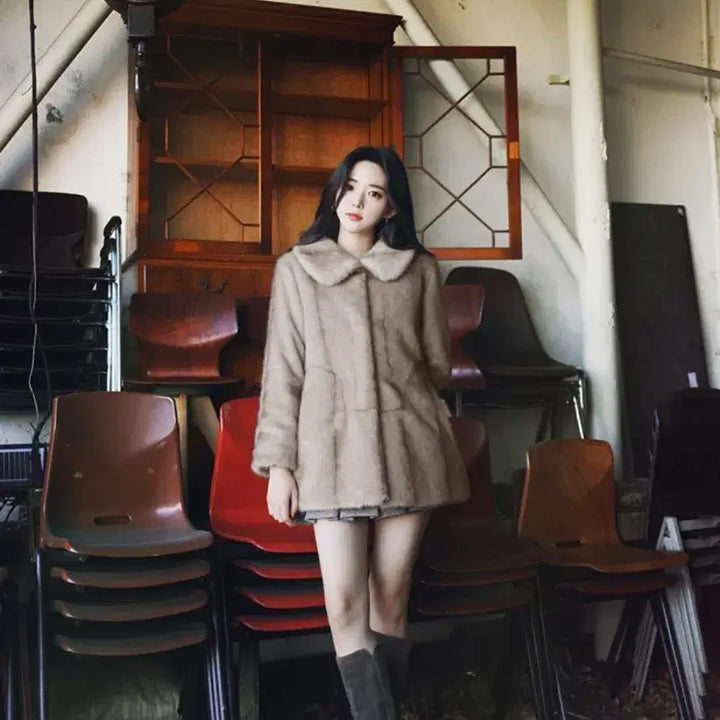 [BUNJANG] Milkcocoa Handmade Coat Beige / (새상품 택있음)밀크코코아 제작 코트