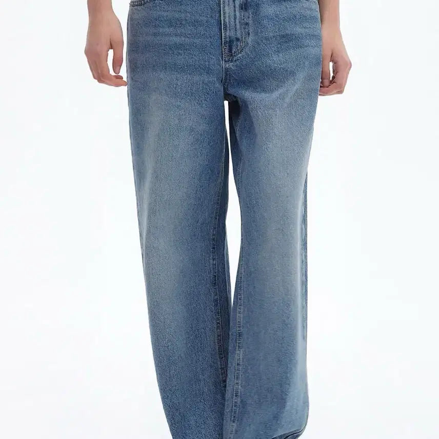 [BUNJANG] Magjay Low-Rise Denim Pants - Blue, Size 55 / 매그제이 로우라이즈 데님팬츠 블루 55사이즈