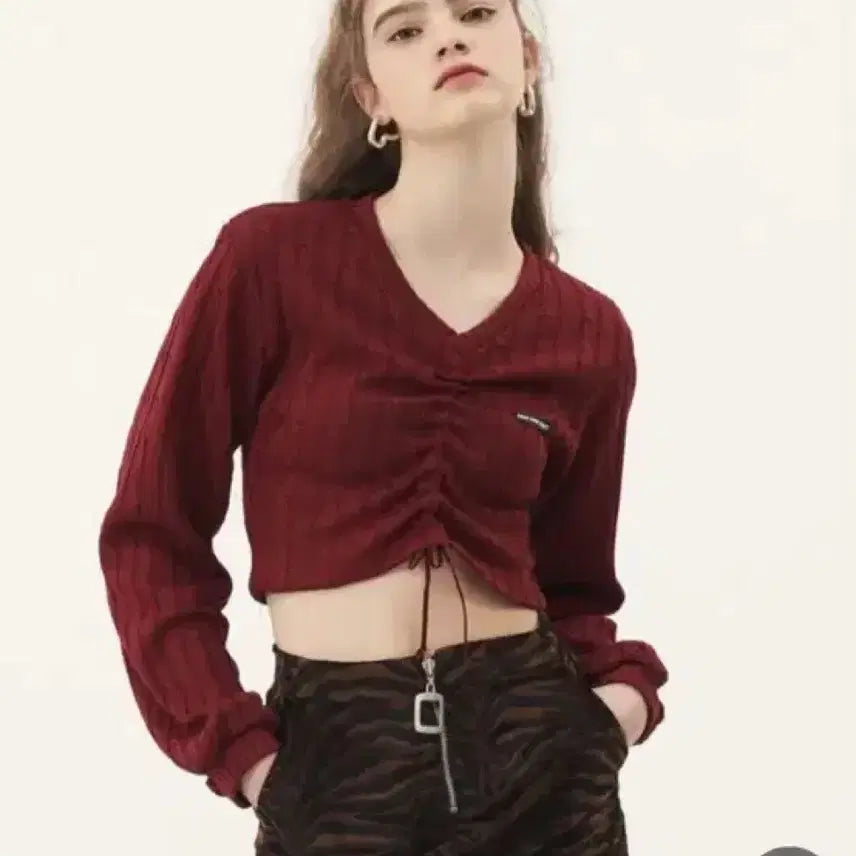 [BUNJANG] Odd One Out Red Cable Knit Sweater / odd one out 레드 꽈배기 니트