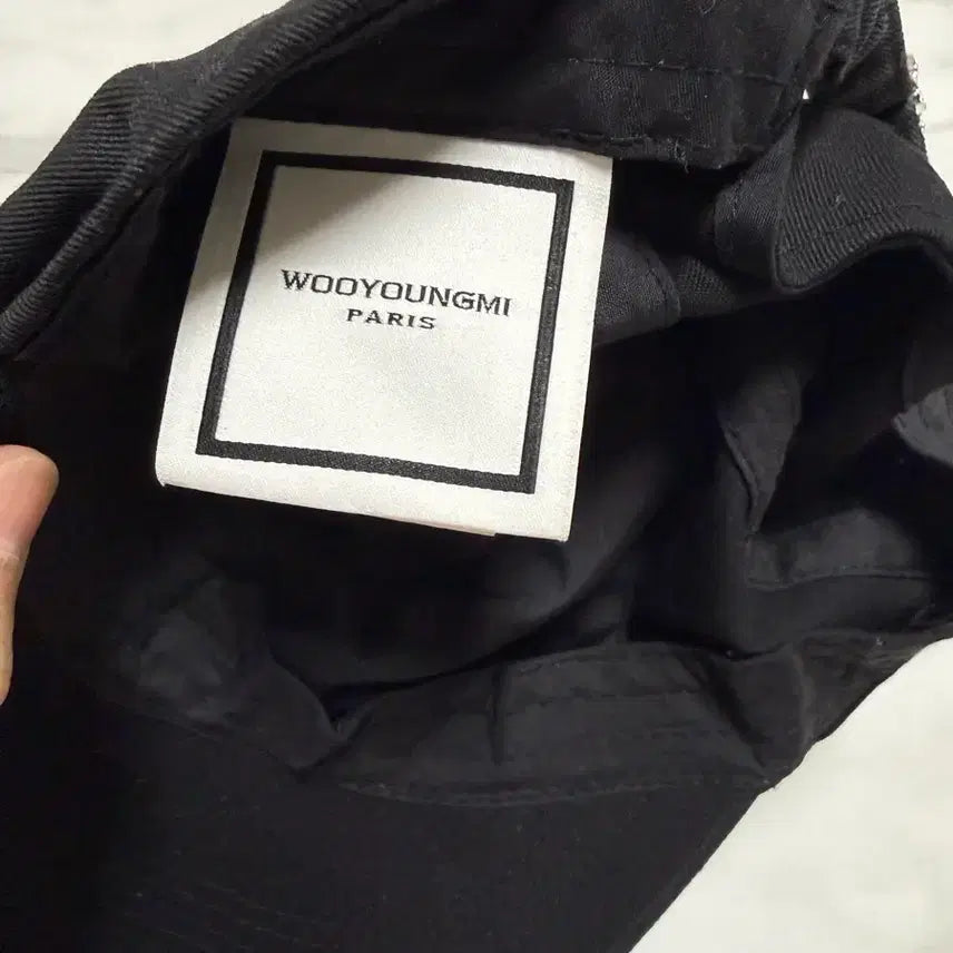 [BUNJANG] Wooyoungmi Paris Logo Embroidered Cap / 우영미 모자 팝니다