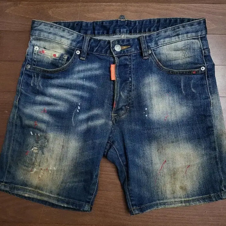 [BUNJANG] Dsquared2 Damaged Stretch Shorts / 정품  디스퀘어드2  데미지스판반바지  33