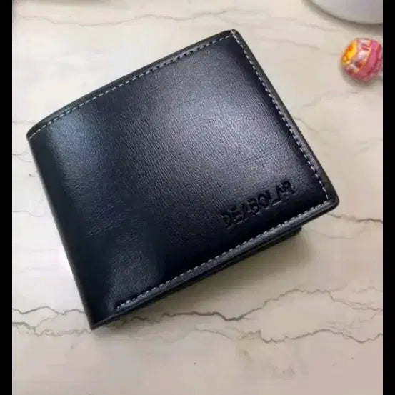[BUNJANG] Black Bifold Wallet for Men / 블랙 반지갑 남성용
