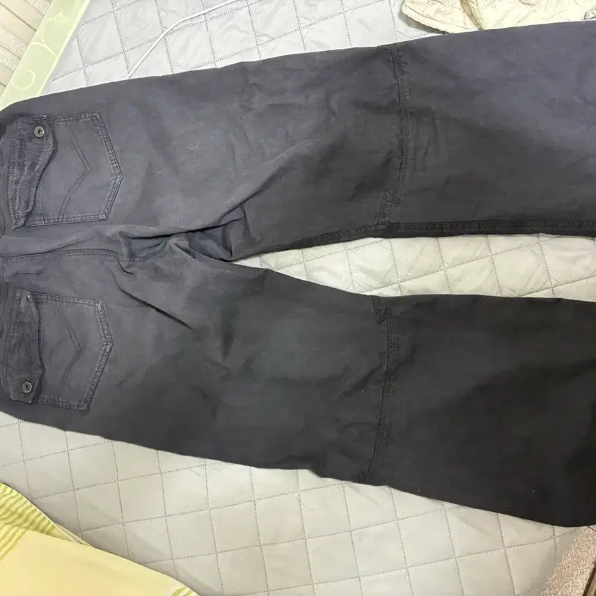 [BUNJANG] Politeru Flame Pants Washed Navy / [4] 폴리테루 플레임팬츠 워시드네이비