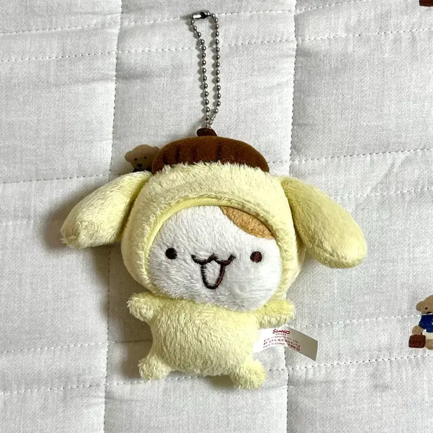 [BUNJANG] Sanrio Pompompurin Muffin Mascot Doll / 산리오 폼폼푸린 옷 입은 머핀 마스코트