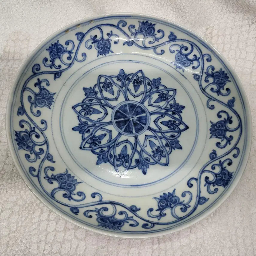 [SOLD OUT] 청화백자 중국도자기 접시