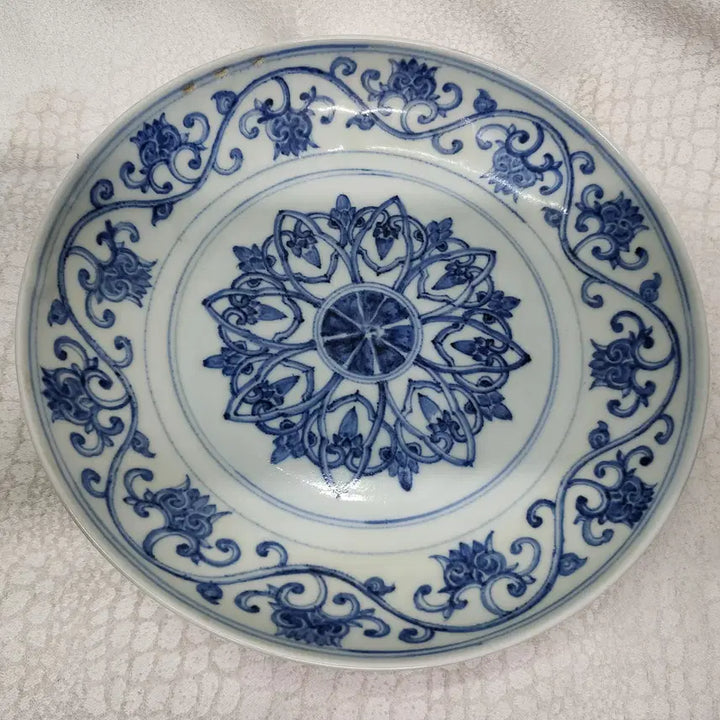 [SOLD OUT] 청화백자 중국도자기 접시