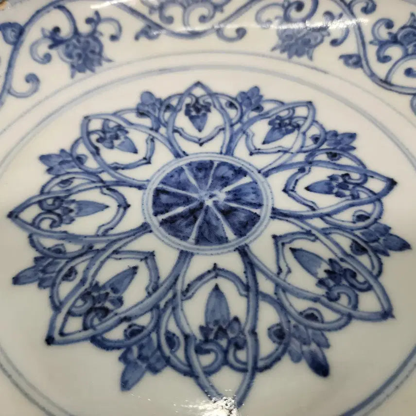 [SOLD OUT] 청화백자 중국도자기 접시