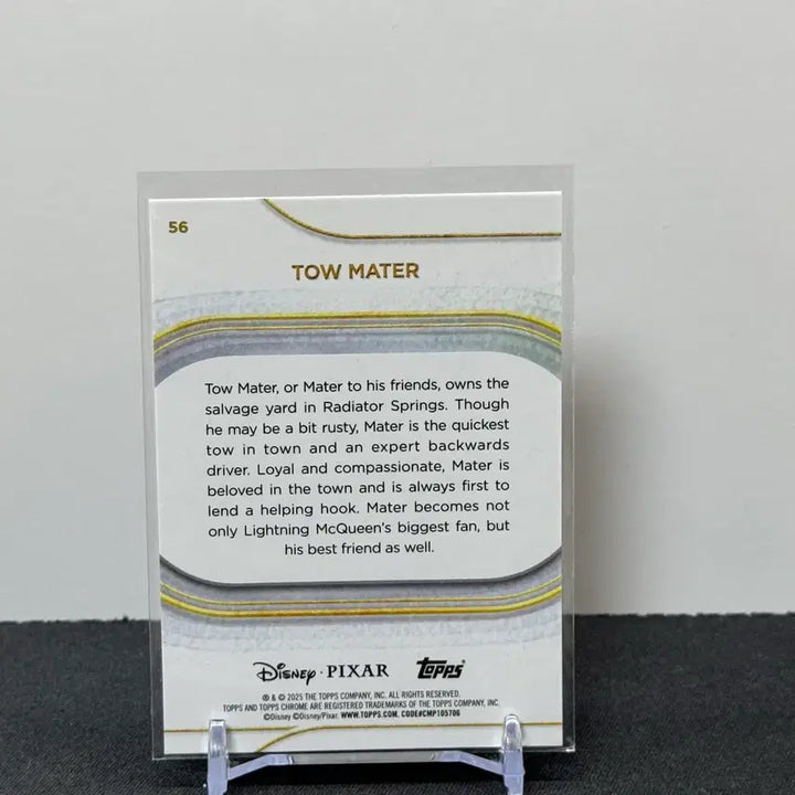 [BUNJANG] Top Chrome Disney Tomato Base Trading Card 