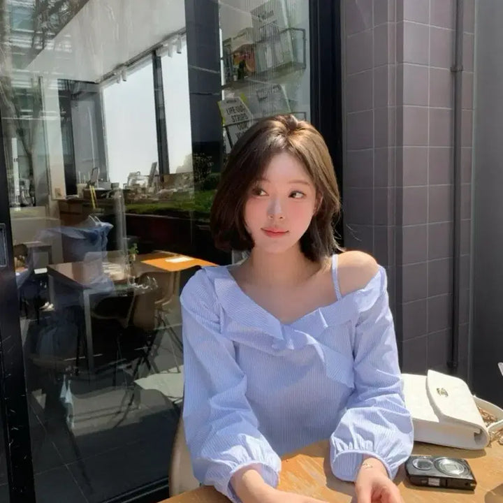 [BUNJANG] Sober Pure Blouse Stripe / (택달린 새상품) 소버샵 sober pure blouse stripe
