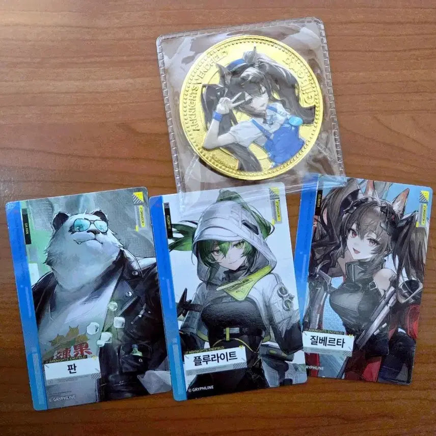 [BUNJANG] Arknights Endfield Gilberta Coin Photocard Bundle Set / 명일방주 엔드필드 질베르타 주화 포토카드 일괄
