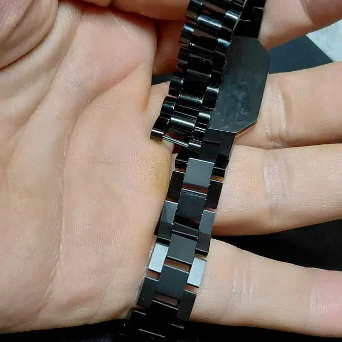 [BUNJANG] Black Style Metal Bracelet / 블랙 스타일 메탈팔찌  단품