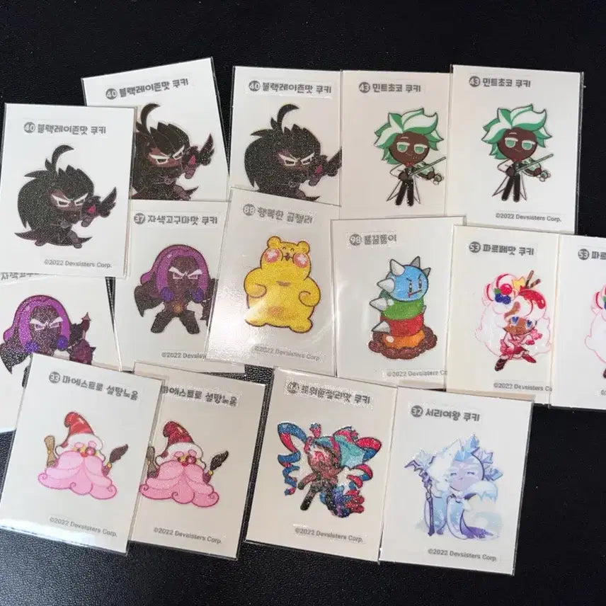 [BUNJANG] Cookie Run Sticke Roll Bundle Set / 쿠키런 띠부씰 일괄