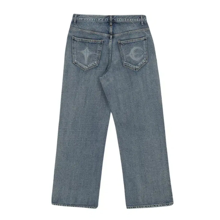 [BUNJANG] THUG CLUB Double Knee Denim Pants / 떠그클럽 더블 니 데님 팬츠 청바지 팔아요 2