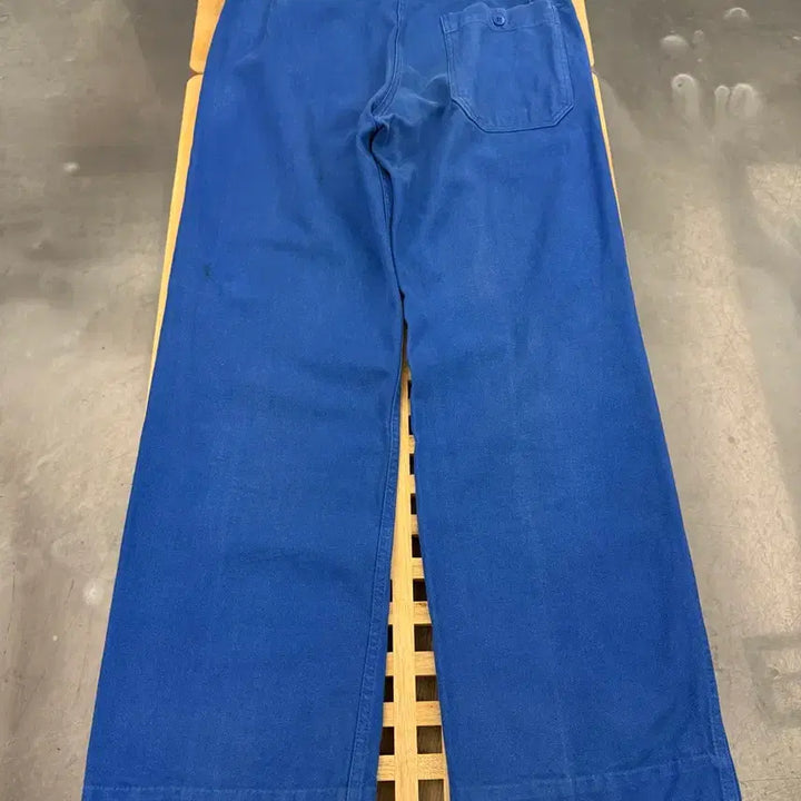 [BUNJANG] French Work Pants Cotton Twill Vintage Washed Blue / OLD MODEL WASHED FRENCH 올드모델 프렌치워크팬츠