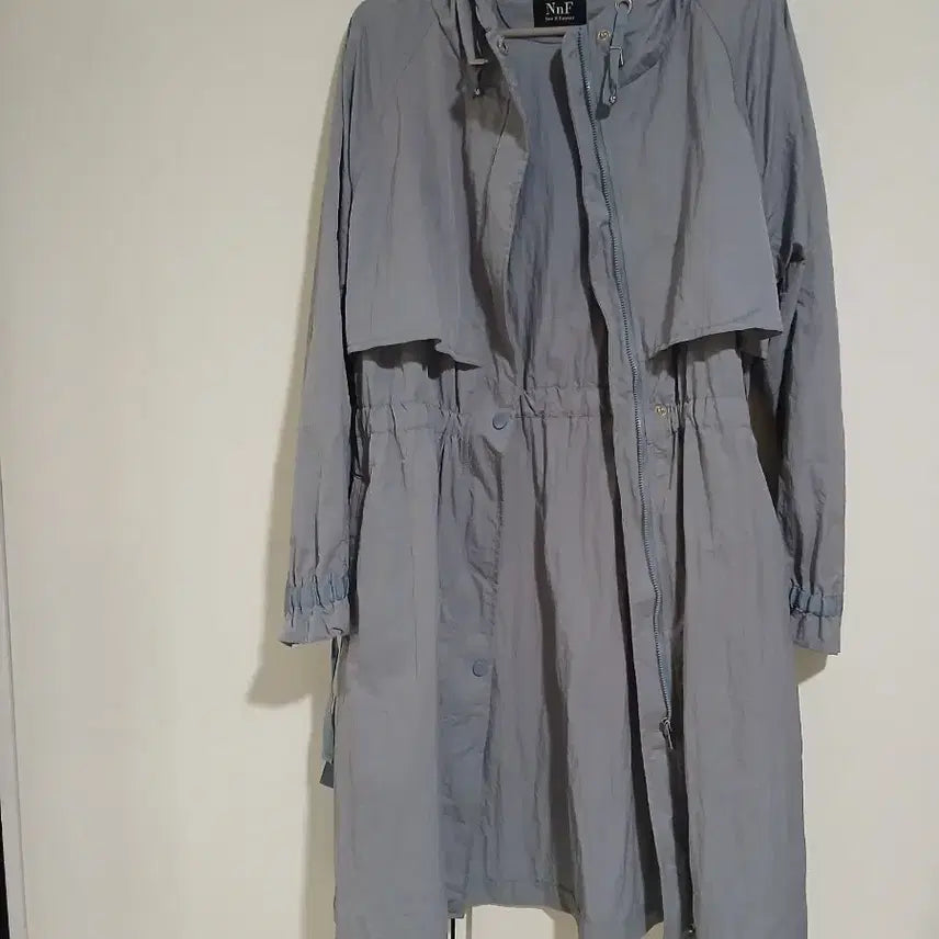 [BUNJANG] Hooded Long Trench Coat / 후드 롱 트렌치 코트 66~77  미착용