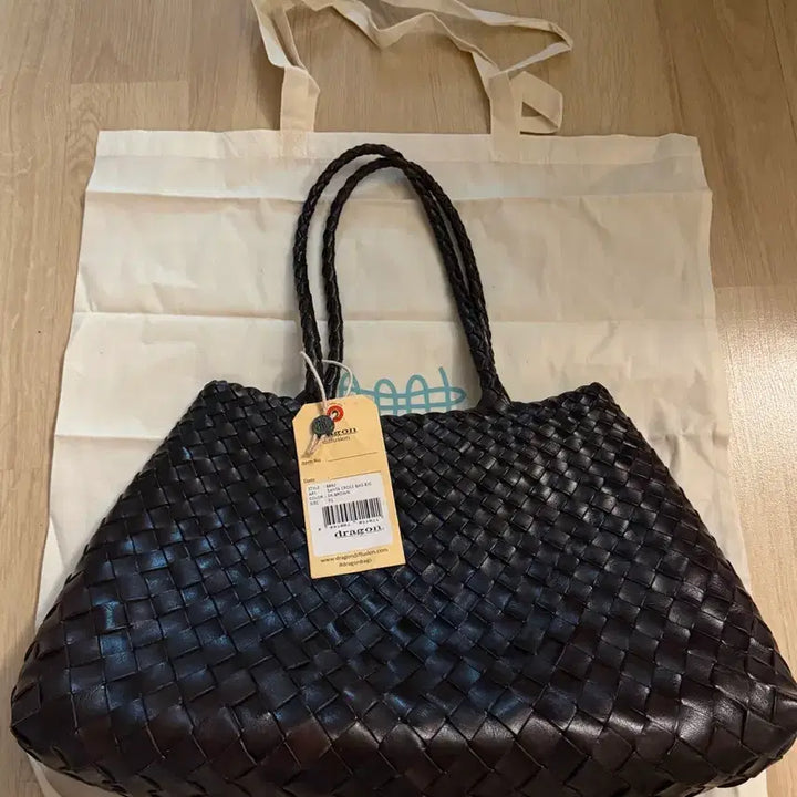 [BUNJANG] Dragon Diffusion Santa Croce Bag Large Dark Brown / 드래곤 디퓨전 산타 크로체 가방 빅 다크브라운 8892