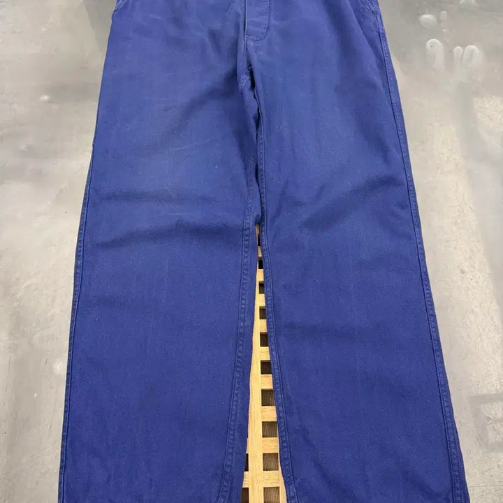 [BUNJANG] Vintage Washed Navy French Work Pants / OLD MODEL WASHED NAVY FRENCH 프렌치워크팬츠