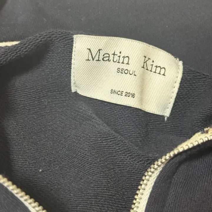 [BUNJANG] Matinkim Half Zip-Up Sweatshirt L / 마뗑킴 하프집업 맨투맨L