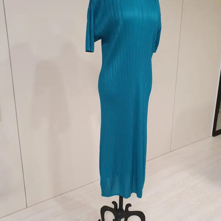 [BUNJANG] Pleated Long Dress Emerald / 플리츠 롱 원피스 에메랄드