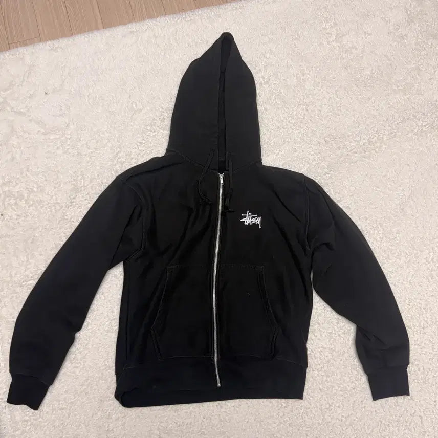[BUNJANG] Stussy Hooded Zip-Up Sweatshirt - Size M / 스투시 후드집업 M