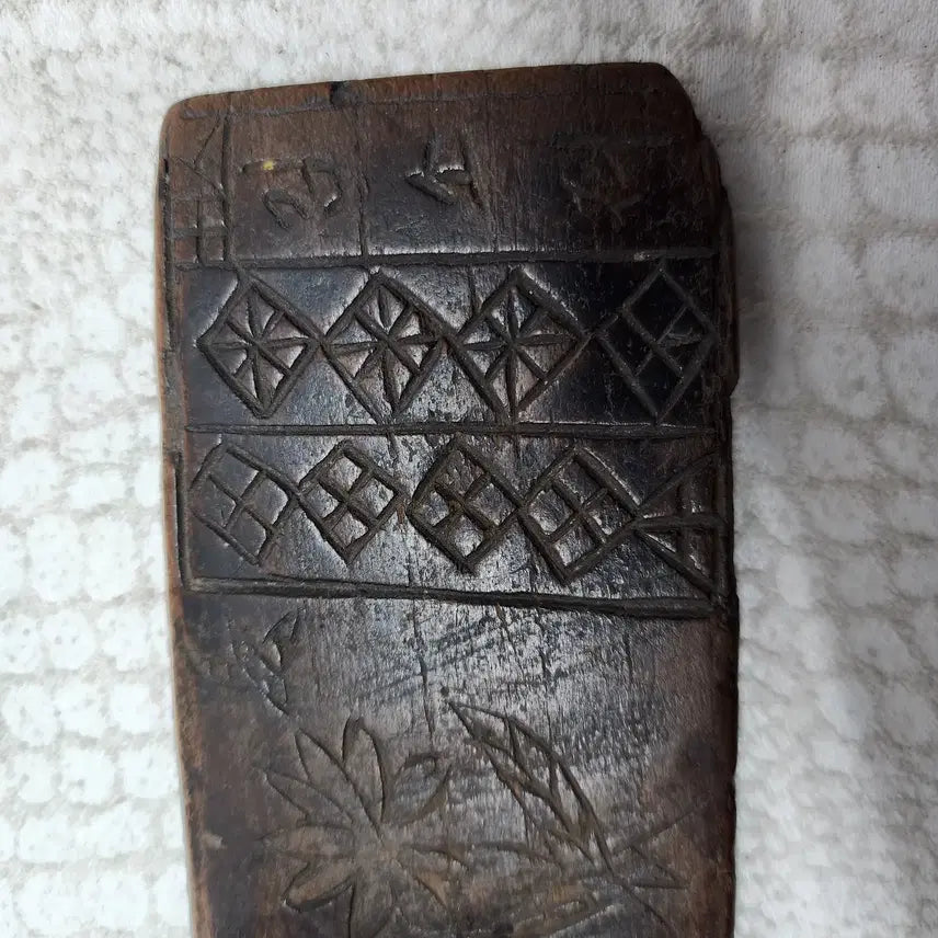 [BUNJANG] Joseon Dynasty Wooden Spool for Embroidery - Vintage Home Decor / 조선 나무실패  한글실패 원목공예
