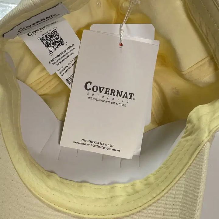 [BUNJANG] Covernat Small C Logo B.B. Cap - Yellow / [새상품] 커버낫 스몰 C 로고 B.B 캡 - 옐로우