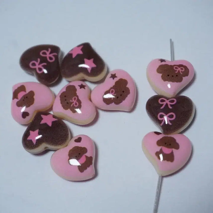 [BUNJANG] Heart Shape Cute DIY Beads / DIY 하트모양 귀요미 비즈