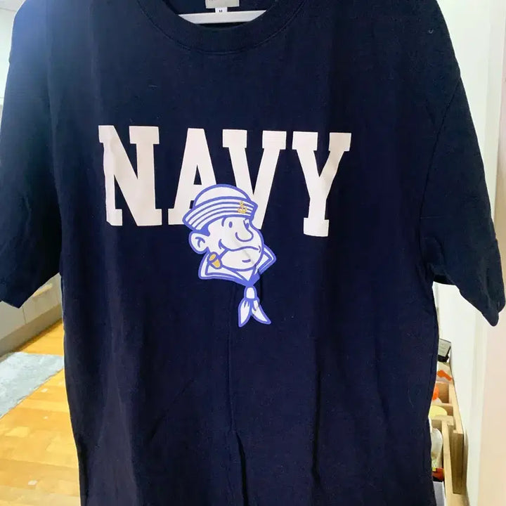 [BUNJANG] Ebbets Field Navy Short Sleeve T-Shirt / EBBETS FIELD 네이비 반팔 티셔츠