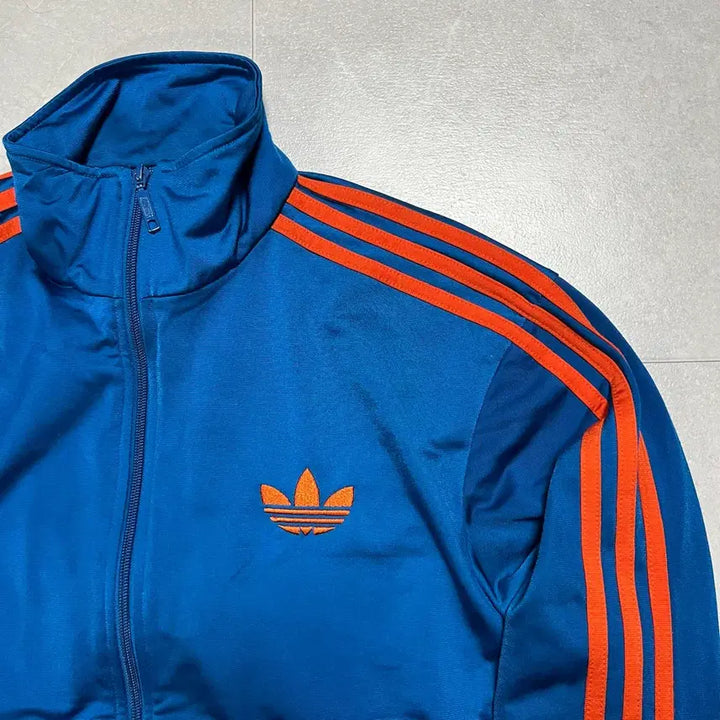 [BUNJANG] Adidas Firebird Track Top Jersey Blue/Orange / [100/L] 아디다스 파이어버드 트랙탑 트레이닝 져지 블루/오렌지