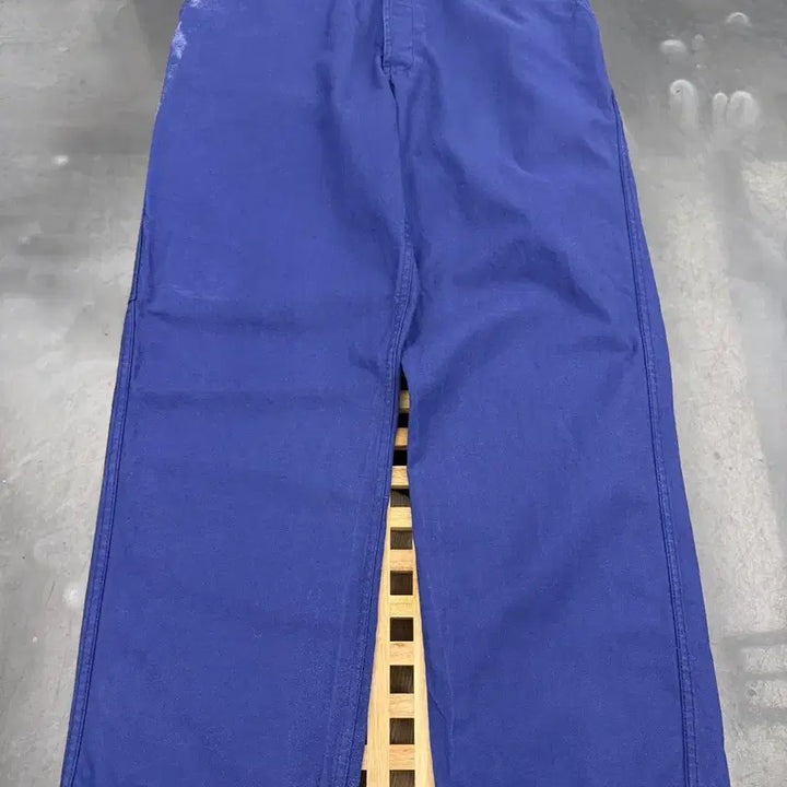 [BUNJANG] Vintage French Work Pants Navy Cotton Twill / OLD VINTAGE WASHED NAVY FRENCH 프렌치워크팬츠