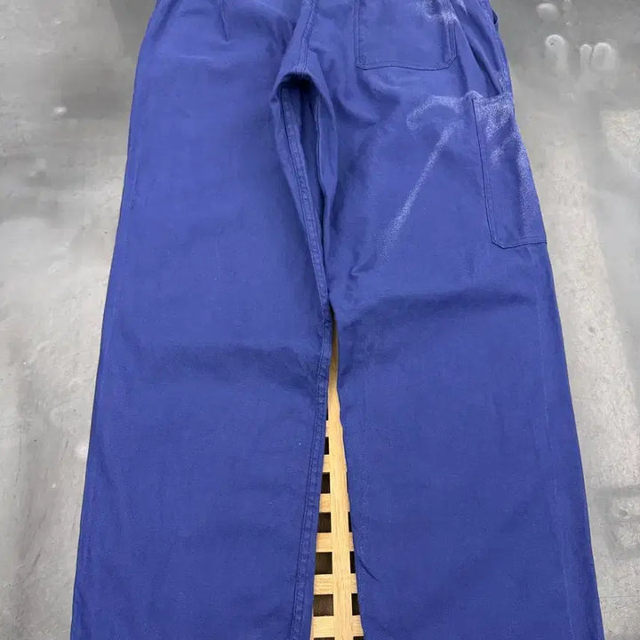 [BUNJANG] Vintage French Work Pants Navy Cotton Twill / OLD VINTAGE WASHED NAVY FRENCH 프렌치워크팬츠
