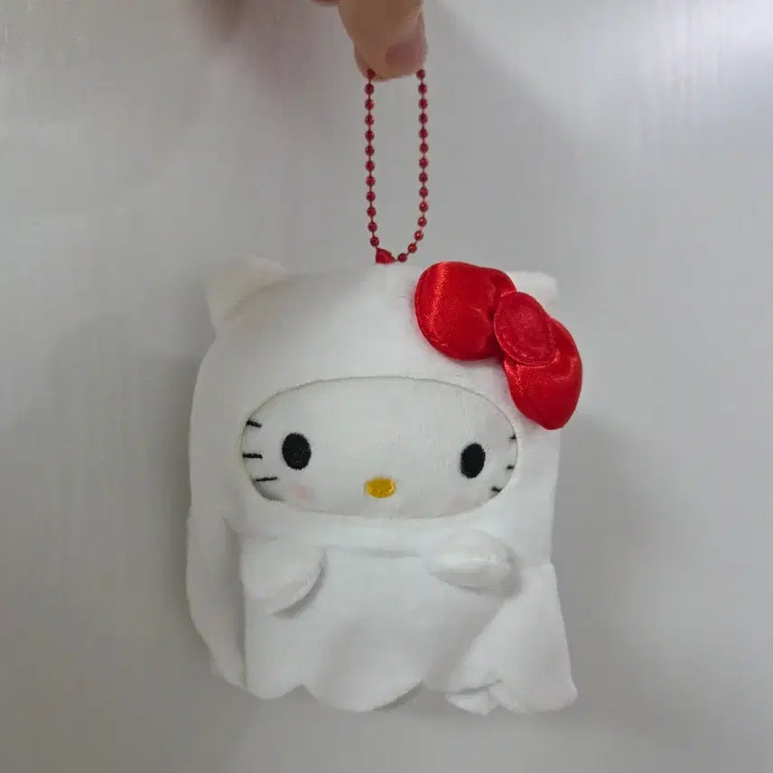 [BUNJANG] Hello Kitty Halloween Ghost Kitty Keychain / 할로윈 헬로키티 유령 키티 키링