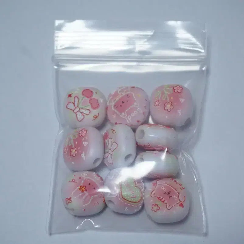 [BUNJANG] Kitsch Pink Cute Beads DIY / DIY 키치핑크 귀요미 비즈