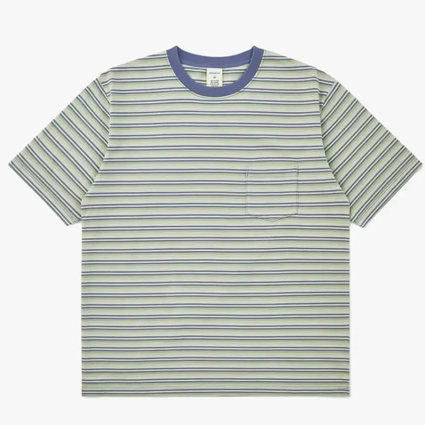 [BUNJANG] Kakiss Border T-Shirt Moss M / 카키스 보더 티 모스 M 새상품