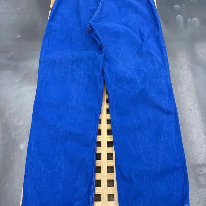 [BUNJANG] French Workwear Fatigue Pants Washed Blue Cotton Twill / OLD MODEL WASHED BLUE FRENCH 프렌치퍼티그팬츠