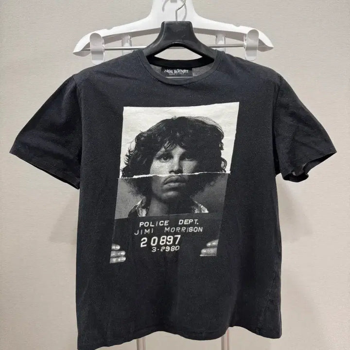 [BUNJANG] Neil Barrett Jim Morrison Printing T-shirt Size S / 닐바렛 짐모리슨 프린팅 반팔 티셔츠 S사이즈