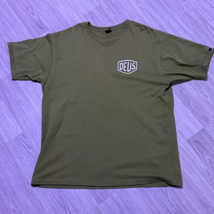 [BUNJANG] Deus Ex Machina Samcheong College T-Shirt XL / 데우스 반팔 삼청 컬리지2xl