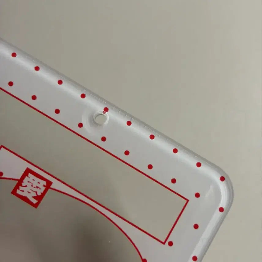 [SOLD OUT] Two님 러브 포카홀더 화이트 레드